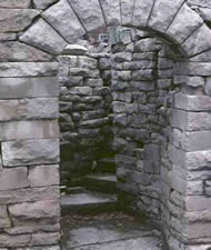 Stone arch doorway
